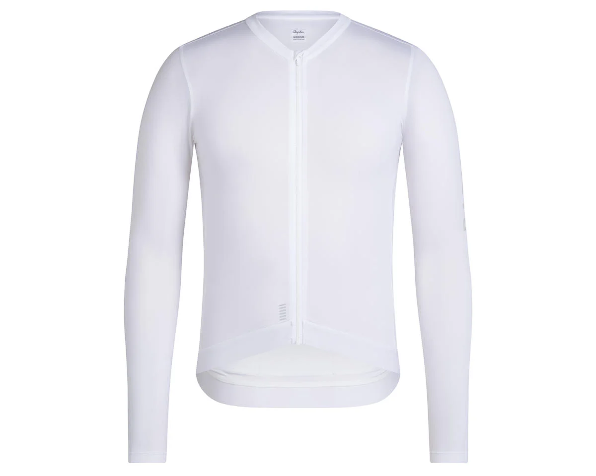 Rapha Men's Pro Team Long Sleeve Lightweight Jersey (White/Silver) (L)